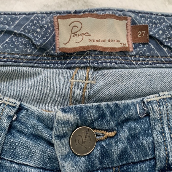 Paige Flared Lowrise Jeans - Picture 2 of 11